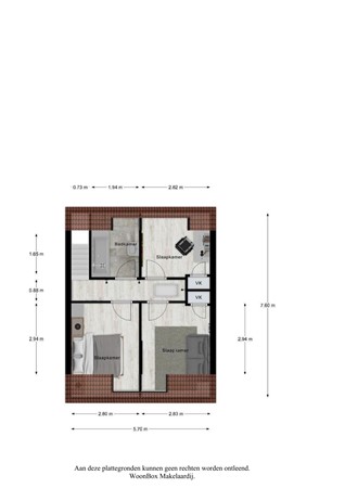 Floorplan - Baroniestraat 9, 5281 JB Boxtel